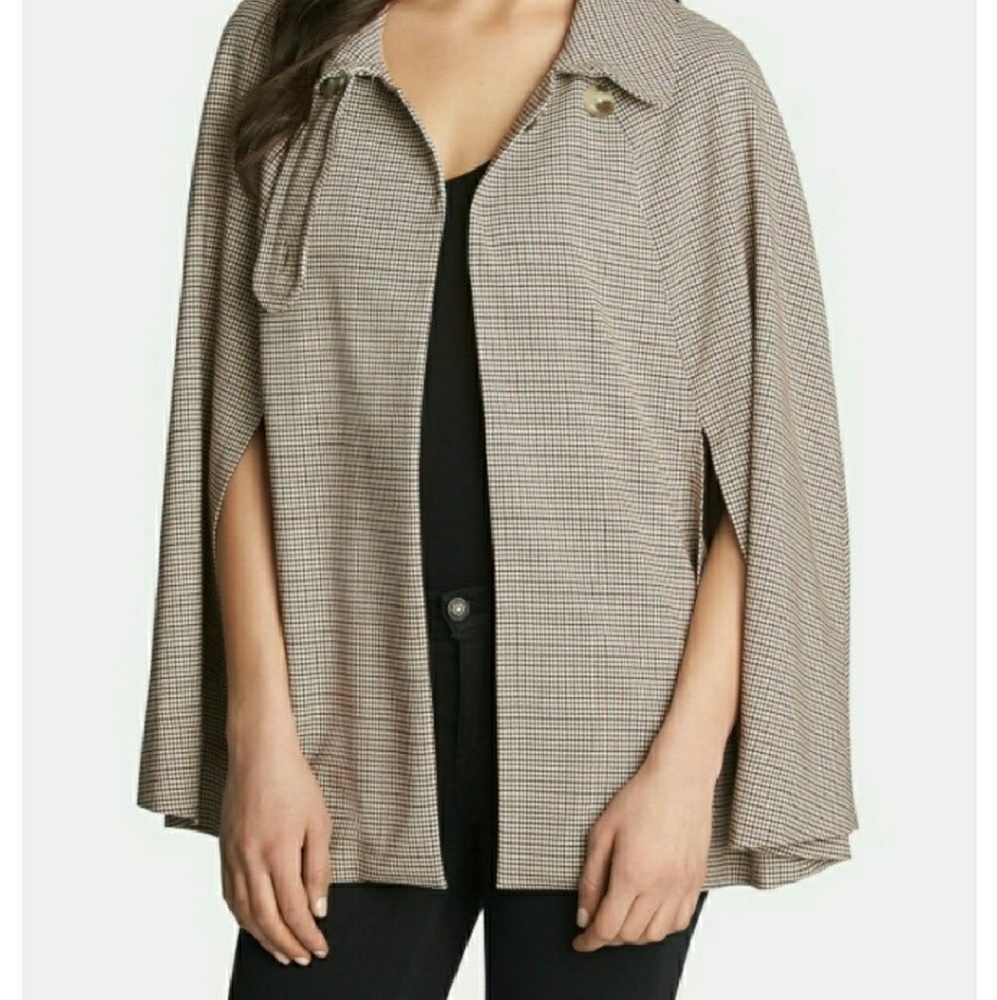 1. STATE Collared Woven Cape
